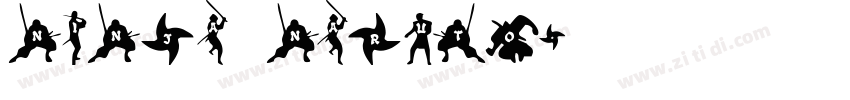 ninja naruto字体转换